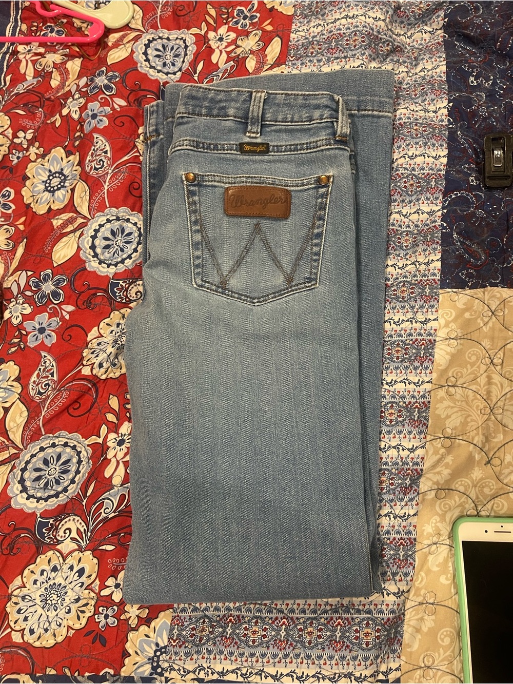 Wrangler Light Blue Denim Jeans - Faded Blue